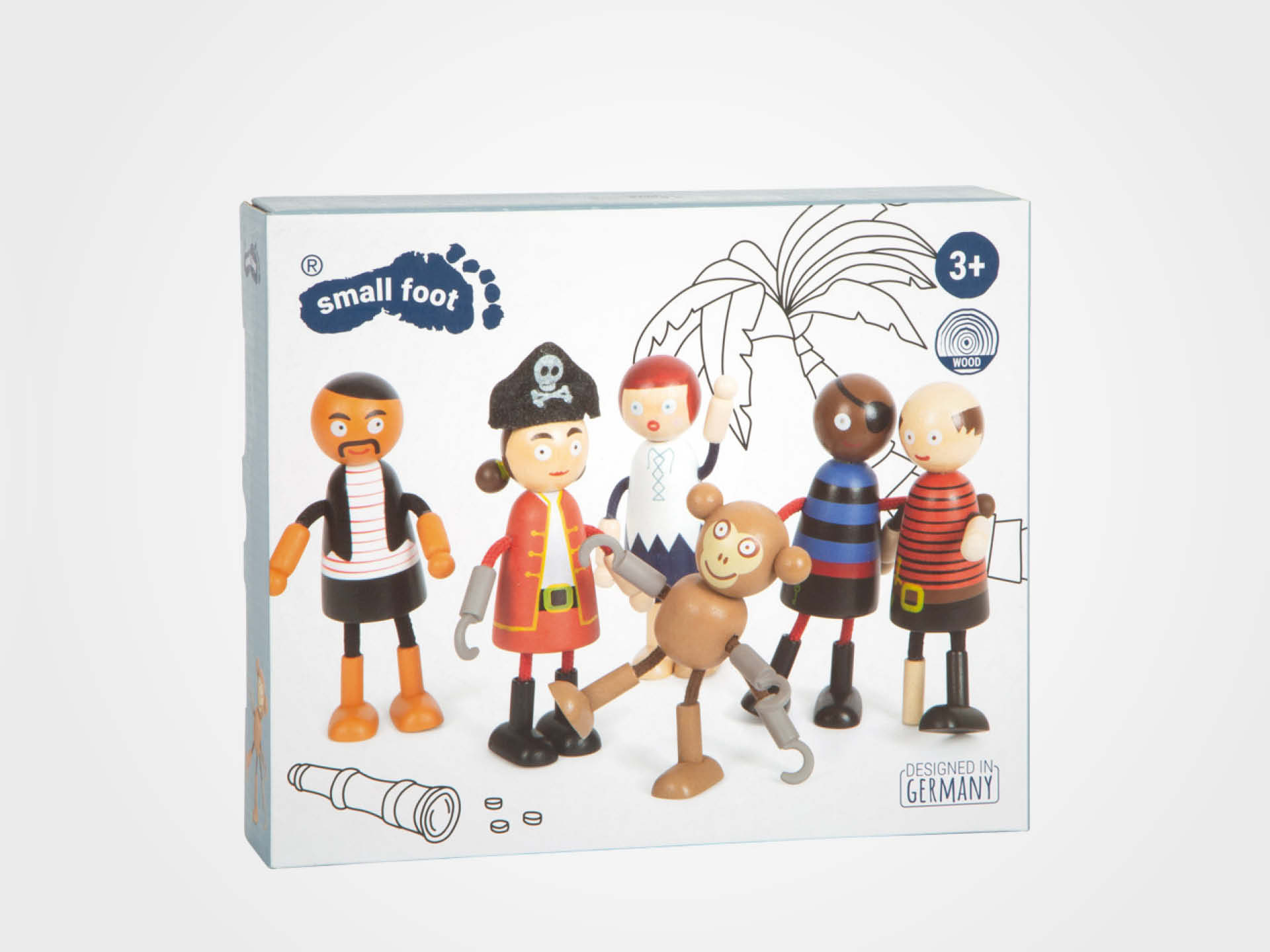 Biegepuppen Piraten Figuren