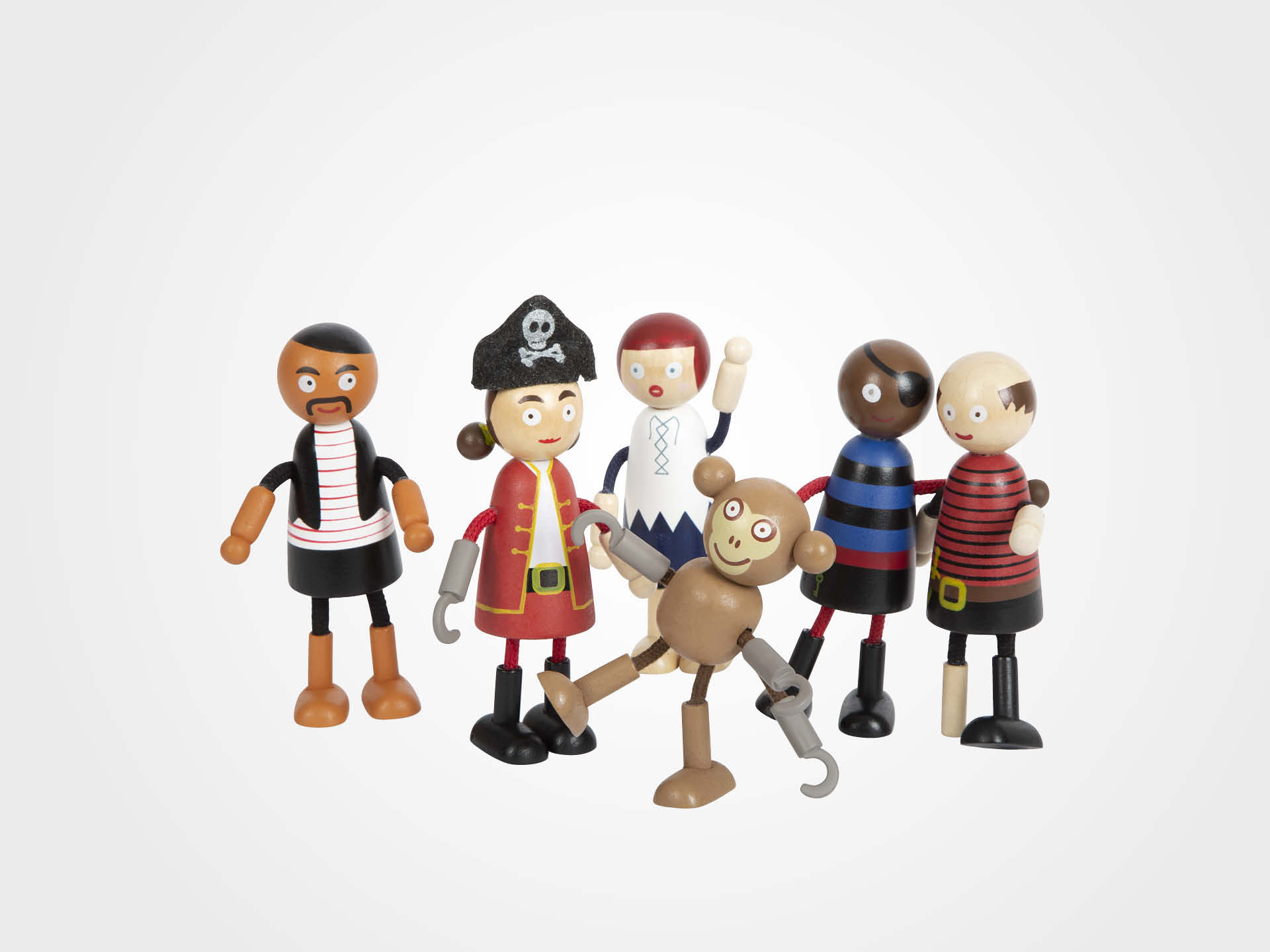 Biegepuppen Piraten Figuren