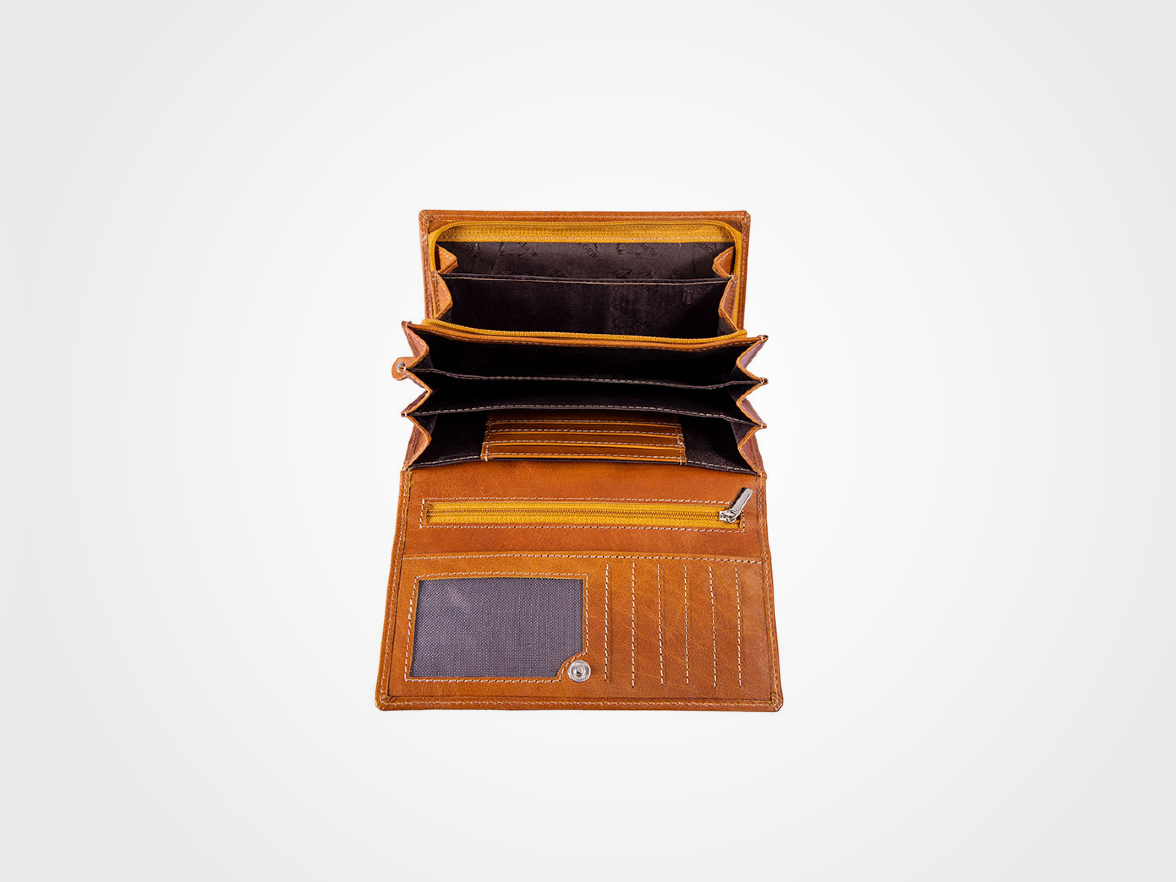 Damengeldbeutel ALMRAUSCH, Farbe Cognac