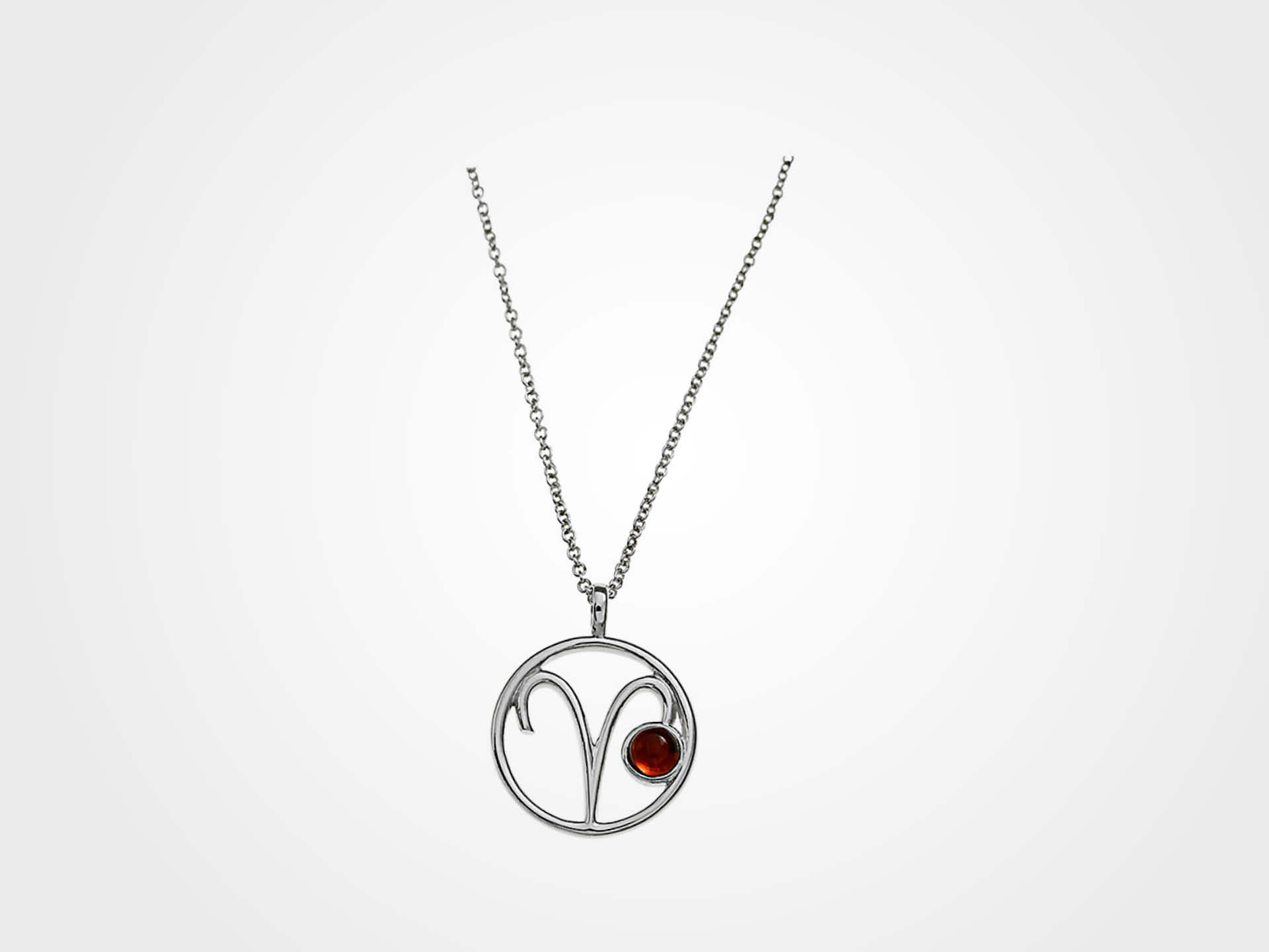 Kettenanhänger Sternzeichen Widder, mit Kette