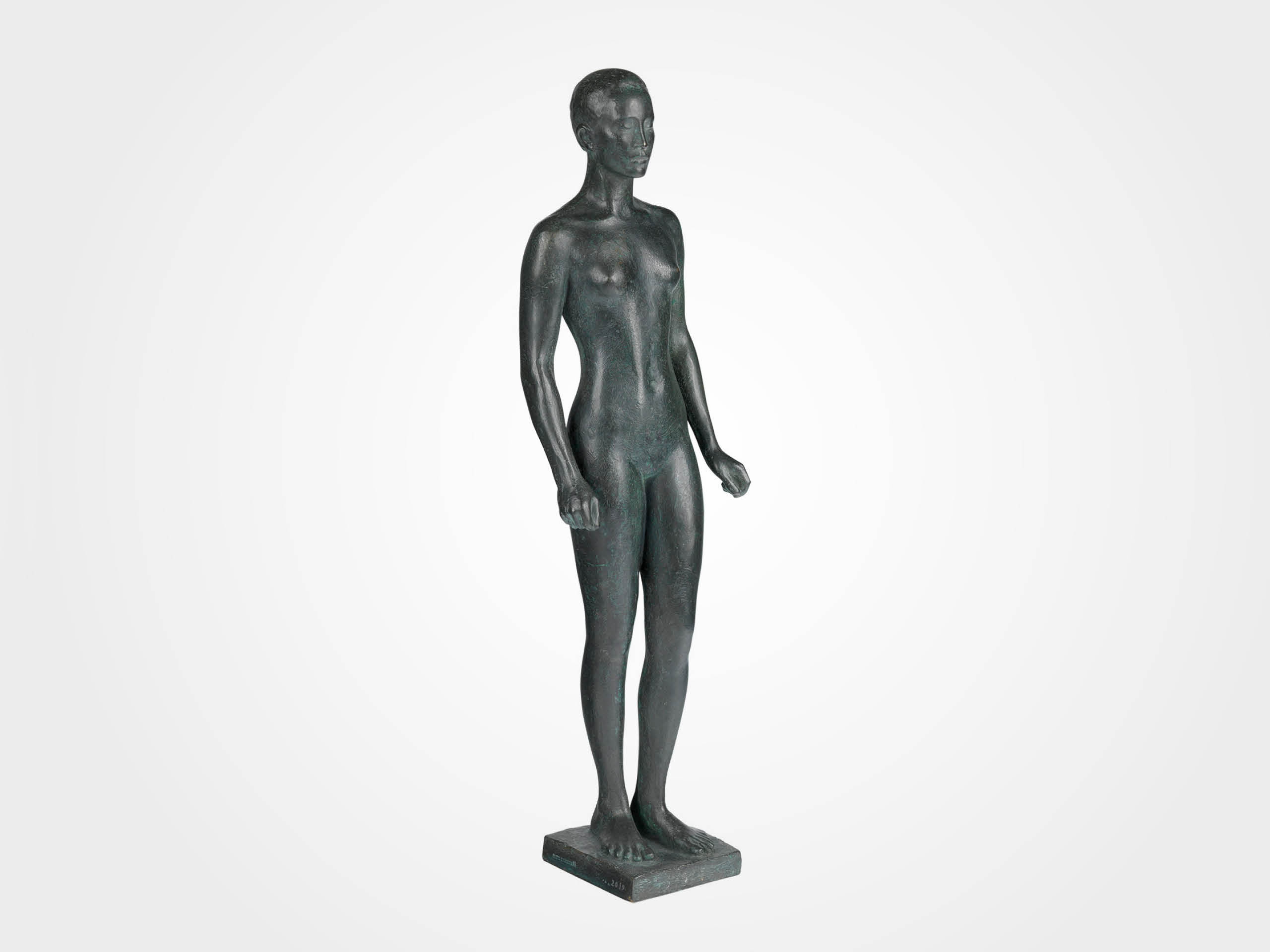 Georg Kolbe: Skulptur "Malaiin" (1916), Reduktion in Bronze