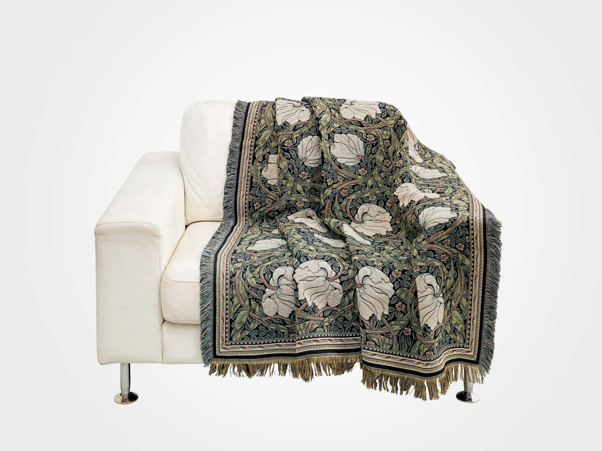 Wohnplaid "Pimpernel" - nach William Morris