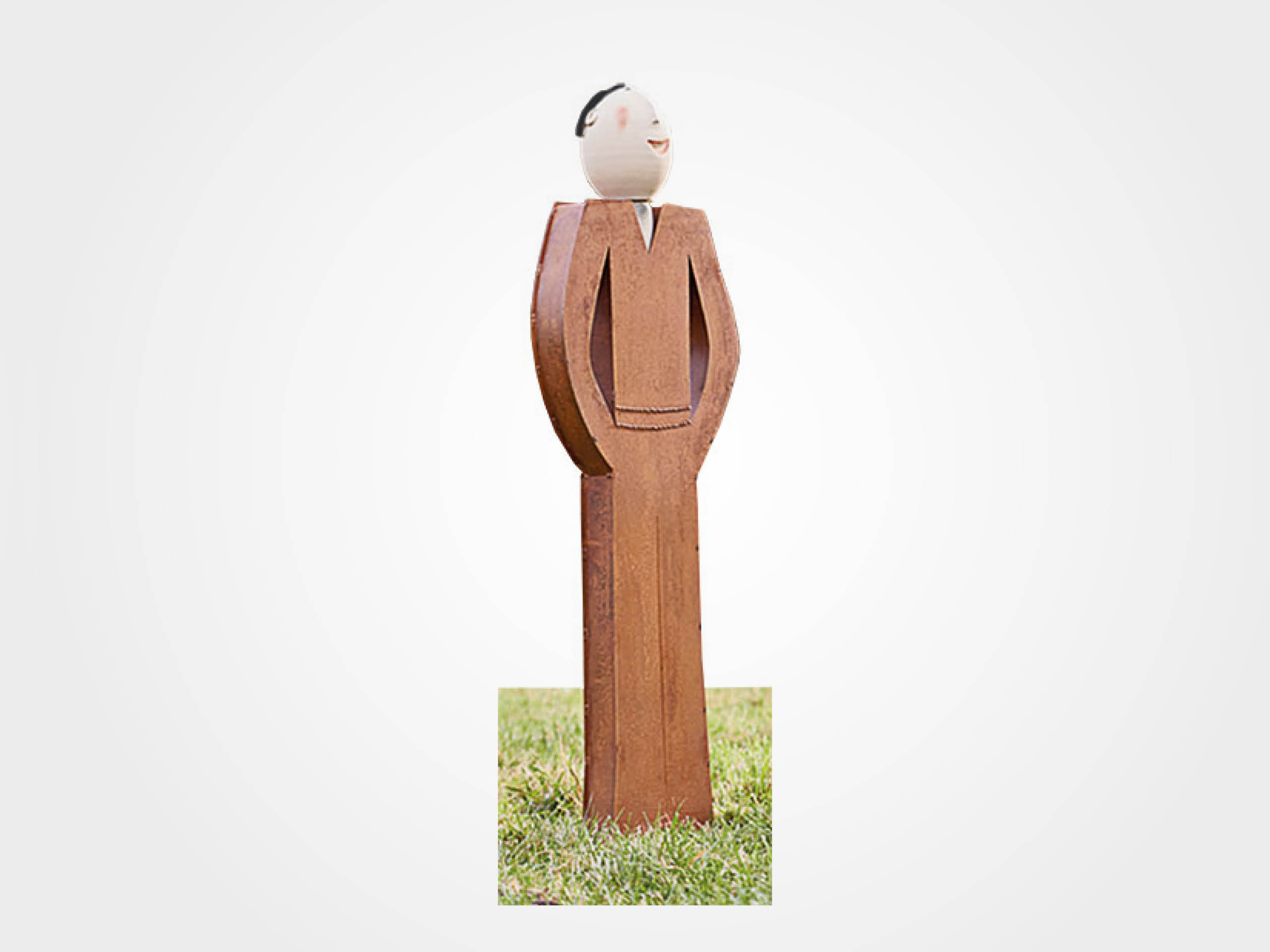 Susanne Boerner: Gartenskulptur "Paul"