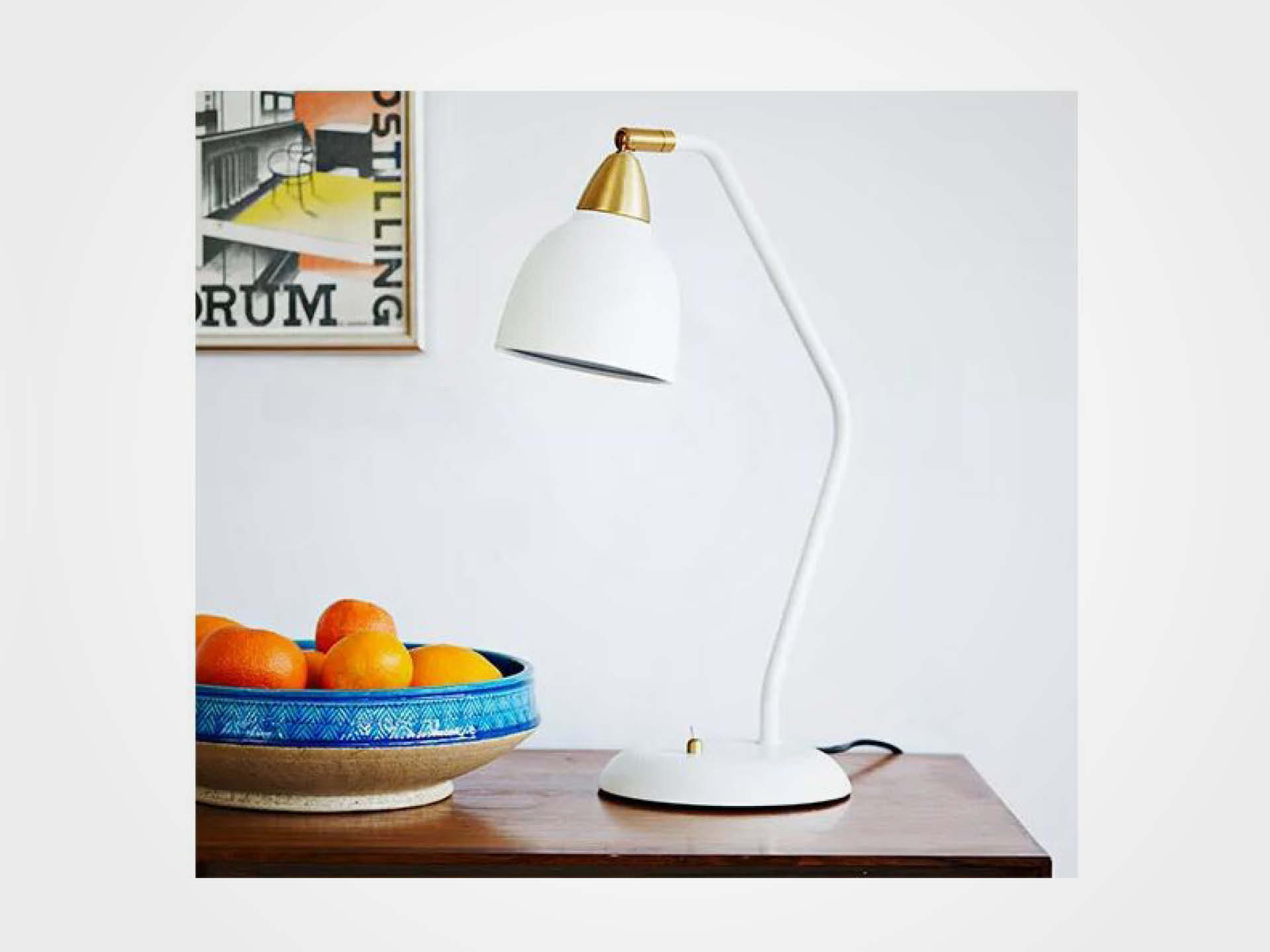 Superliving: Tischlampe "Urban Whisper White"