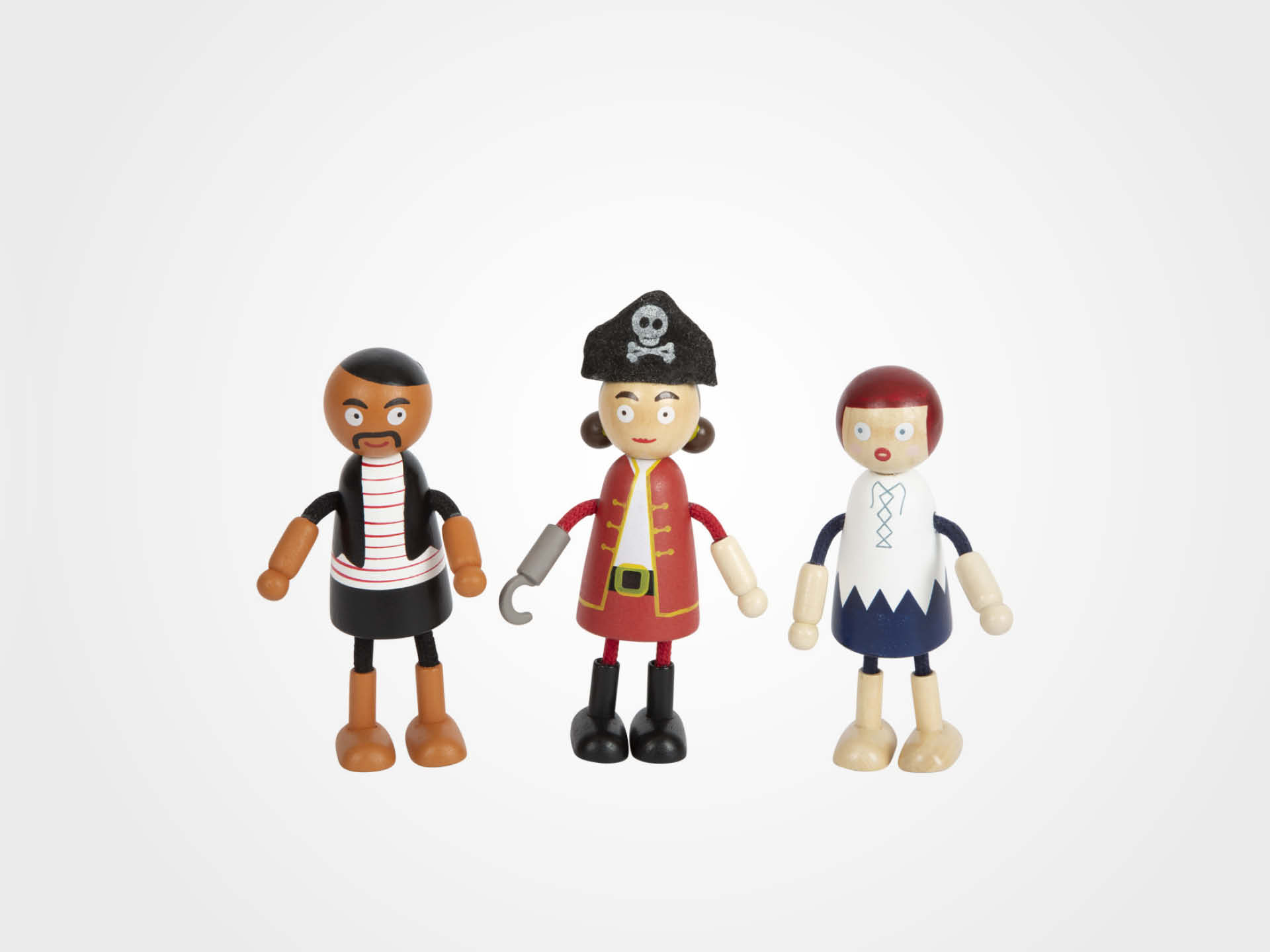 Biegepuppen Piraten Figuren