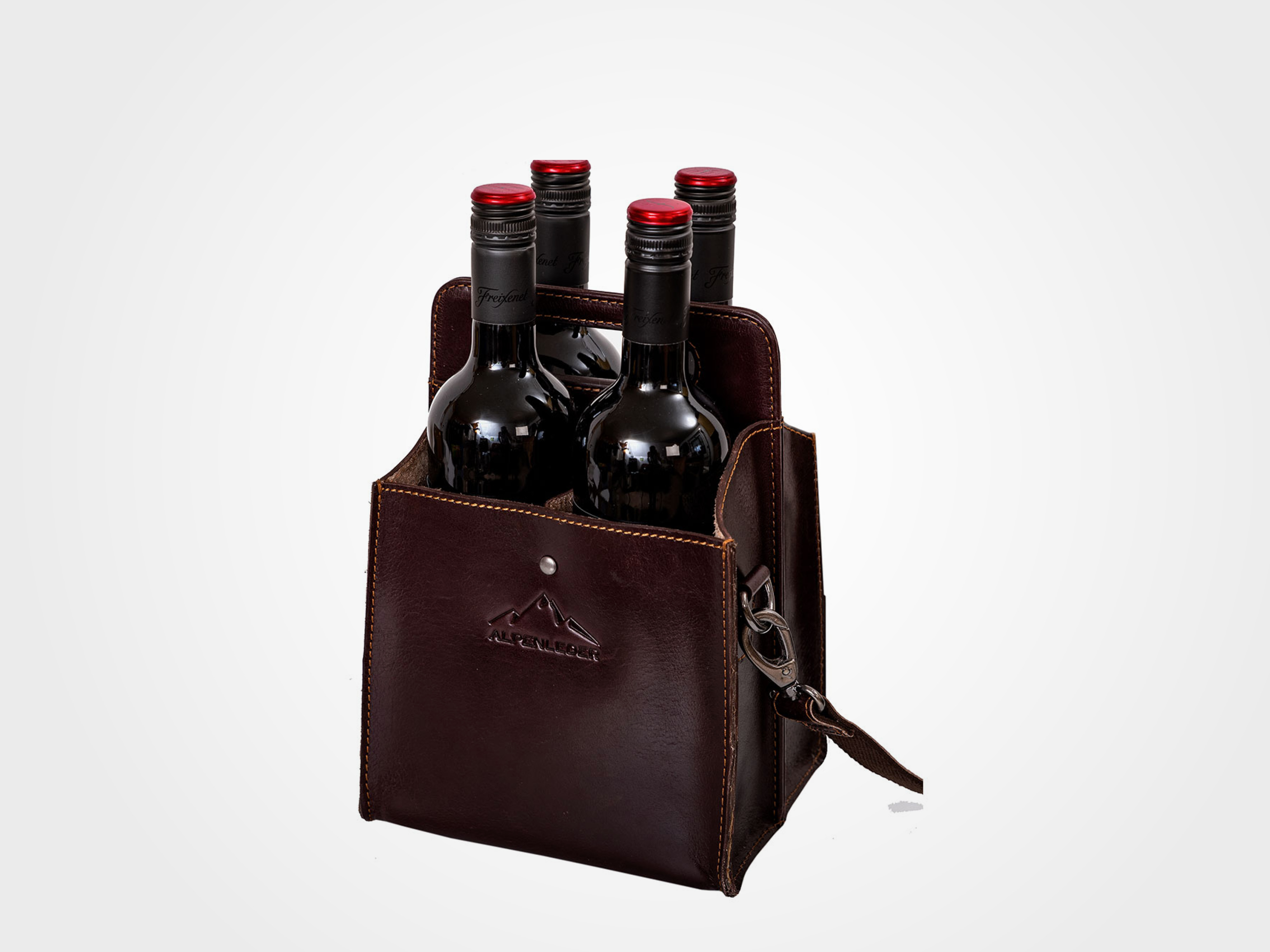 Getränketasche WEINVIERER, Farbe Chocolate