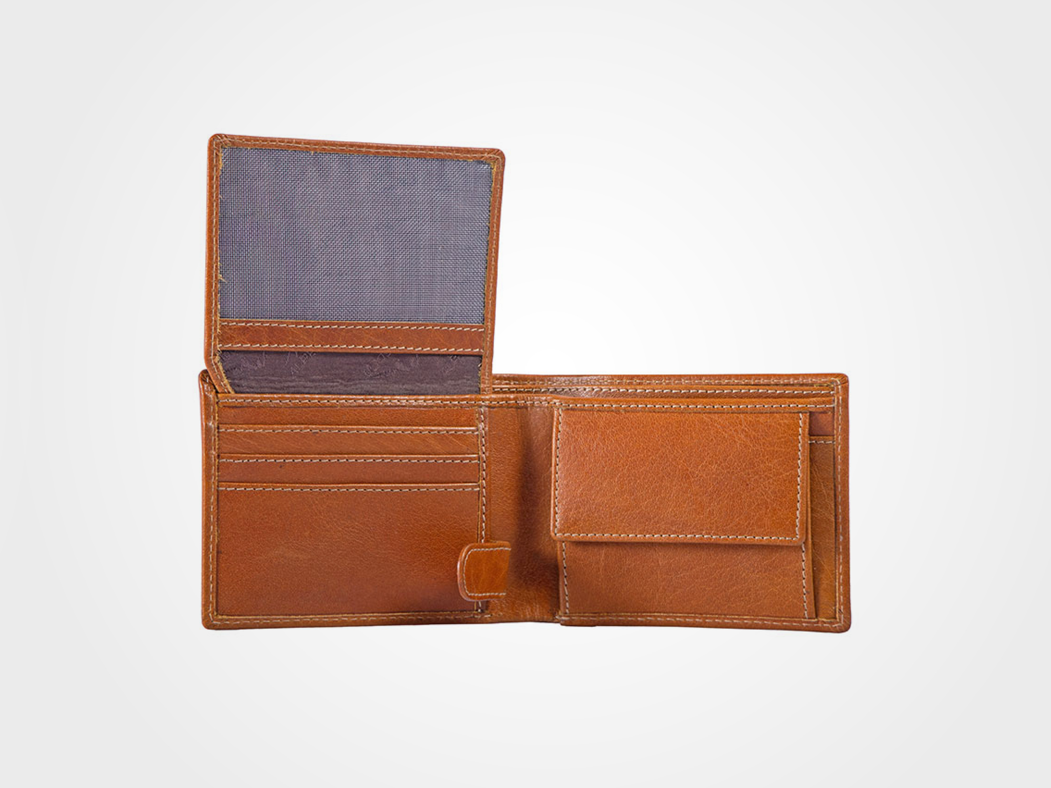 Herrengeldbeutel AMBRAS, Farbe Cognac